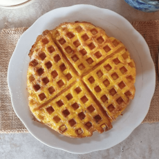 Carnivore Waffeln auf Teller